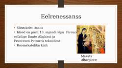 Sissejuhatus renessassi #3