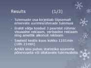 Teadusartikli analüüs-Alkoholireklaam #7