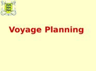 ECDIS Voyage planning