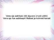 Vana Aja Kool #13