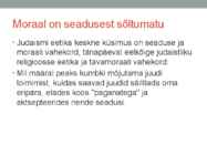 JUDAISM ja eetika #5