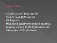 Hispaania teater ja Lope de Vega #2
