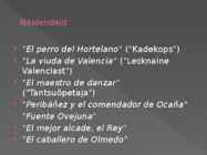 Hispaania teater ja Lope de Vega #3