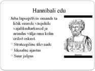 Hannibali suurim triumf #12