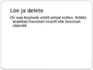 Hannibali suurim triumf