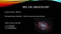 Universumi struktuur- Suur Pauk- Universumi evolutsioon #2
