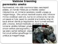 Insomnia ehk unetus #7