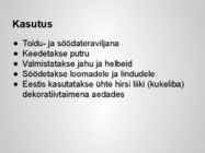 Taimekultuuri teraviljad põhjalik esitlus #20