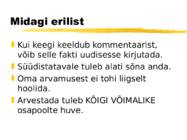 Uudise ülesehitus #6