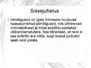 Inimõigused #2