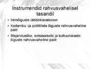 Inimõigused #11