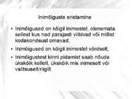 Inimõigused #3