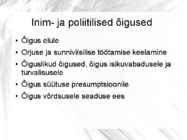 Inimõigused #6