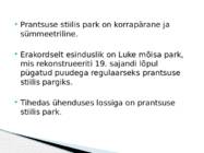 Kunstiajalugu-Prantsuse park #4