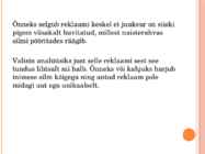 Reklaamianalüüs 1 osta ee #12