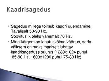 Arvuti sisend- ja väljundseadmed Kuvarid e-monitorid #40