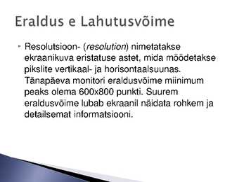 Arvuti sisend- ja väljundseadmed Kuvarid e-monitorid #42
