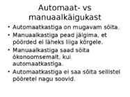 Tehnika uuendused-Automaatkäigukast #3