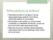 Seksuaalsus ja ühiskond #3
