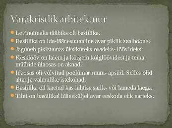 Varakristlik kunst #4