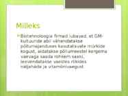 GMO loomad ja taimed #3