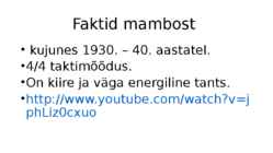 Mambo #5