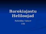 Barokiajastu Heliloojad