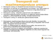 Transpordi areng #2