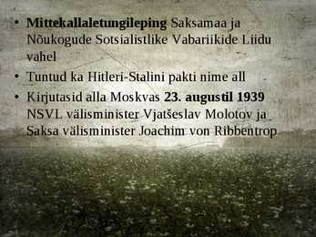 Molotovi-Ribbentropi pakt #2
