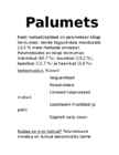 Palumetsa tutvustus