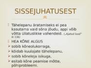 KÕNE #7