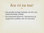 KÕNE #10