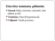 Ettevõtlus #5