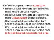 Defineerimine ja algmõisted #3