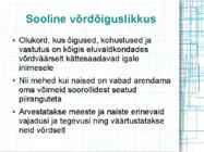 Sooline võrdõiguslikkus #2