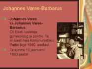 Johannes Vares-Barbarus #2