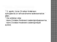 Hans Christjan Andersen #11