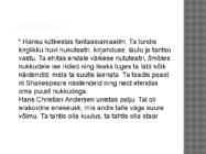 Hans Christjan Andersen #4