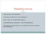 Tervislik eluviis #3