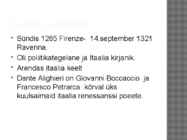 Renessanss-Dante Alighieri #2