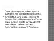 Renessanss-Dante Alighieri #3