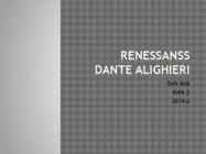Renessanss-Dante Alighieri