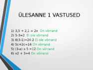 Avaldiste teisendusi-Lineaarvõrrand #18