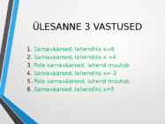 Avaldiste teisendusi-Lineaarvõrrand #22