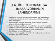 Avaldiste teisendusi-Lineaarvõrrand #26