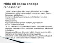 Renessansi üldiseloomustus #4