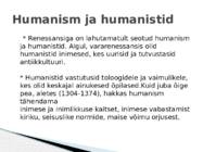 Renessansi üldiseloomustus #5
