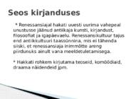 Renessansi üldiseloomustus #6