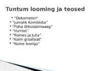 Renessansi üldiseloomustus #8
