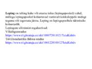 Lepingud #2